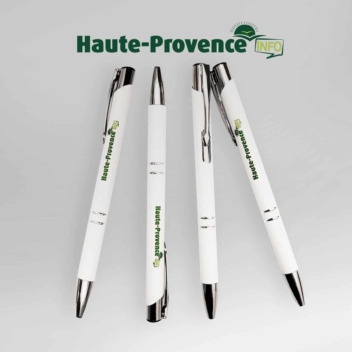 Stylos pour Haute-Provence Info (HPI)